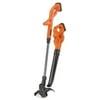 Black & Decker LCC222R 20V MAX Lithium-Ion Cordless String Trimmer / Sweeper Combo Kit with 2 Batteries (1.5 Ah) (Refurbished)