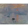 thumbnail image 2 of Art.com Impression: Sunrise, 1872 Stretched Canvas Print Wall Art by Claude Monet, 32" x 24", 2 of 4