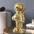 thumbnail image 5 of Astronaut Statue Preschool Learning Educational Toys Creative Cute Outer Space Sculpture for Boys Decoration Table office and home , Gold, 5 of 8