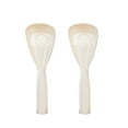 thumbnail image 2 of Ludlz 2Pcs Rice Spoons Multifunctional Vertical Non-stick Heat Resistant Fine Mesh Grinding Ginger Garlic Food Grade Household Kitchen Cooking Spoons for Dinning Room, 2 of 7