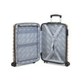 Dejuno Cortex Lightweight 3Piece Hardside Spinner Luggage Set Rose