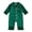 Green, variant on mgoYE Newborn Baby Girl Boy Silk Pajamas 3 6 12 18 24 Month Long Sleeve Button Satin Infant Pjs One Piece Jumpsuit Loungewear(Red,18-24 Months)