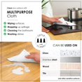 thumbnail image 3 of SUPERSCANDI 5 Pack Swedish Dish Cloths for Kitchen - 100% Biodegradable & Compostable | Washable Kitchen Cloths, Food-Safe & Without Plastic - Reusable Paper Towel for Any Surface | Moon Yellow, 3 of 8