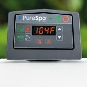 Intex PureSpa Plus Inflatable Hot Tub Jet Spa w/ 4 Multi-Colored Lights