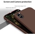 thumbnail image 5 of iPhone Xs Max Case,Ultra Slim Fit iPhone Case Liquid Silicone Gel Cover with Full Body Protection Anti-Scratch Shockproof Case Compatible with iPhone Xs Max, [Upgraded Version] (Chocolate), 5 of 14