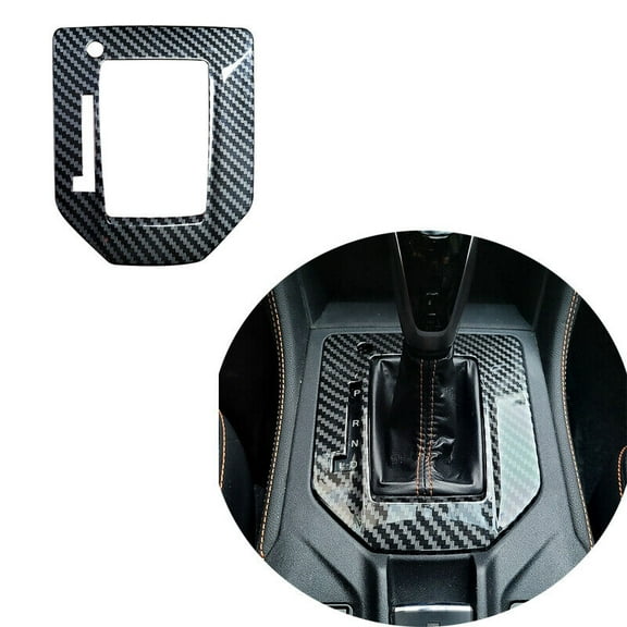 For Subaru Impreza ABS Carbon Fiber Style Gear Shift Panel Cover Trim 2017-2022
