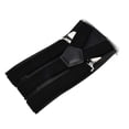 thumbnail image 5 of Mens Suspenders Strong Fixability Adjustable Beautiful Practical Fashionable Metal Clip Wide Suspenders for Formal PartyBlack, 5 of 5