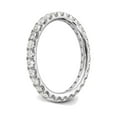 thumbnail image 3 of 1.00 Carat (Ctw H-I, I1-I2) Diamond Eternity Wedding Band in 14K White Gold Ring, 3 of 6