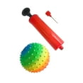 thumbnail image 2 of Pelota de masaje con pinchos para pies, práctica pelota de fascia para hombros, cuello y fitness. Arcoíris 15 cm Suave, 2 of 9