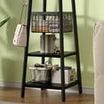thumbnail image 4 of VECELO Coat Rack with Deep Metal Basket, 2-tier Shelves & 8 Dual Hooks, Hall Trees Freestanding Coat Hanger for Entryway Bedroom Living Room College Dorm Apartments, Black, 4 of 9