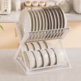 thumbnail image 2 of Multi-functional Kitchen Sink Household Bowl Rack Bowl Chopsticks Drain Rack Sink Dish Storage Rack, 2 of 5