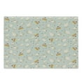 thumbnail image 1 of Tea Party Cutting Board, Coffee Pot Teapot Spoons Plates and Creamy Slices of Cake with Cherries, Decorative Tempered Glass Cutting and Serving Board, Large Size, Bluegrey Red Green, by Ambesonne, 1 of 1