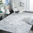thumbnail image 2 of SAFAVIEH Toscana Evette Abstract Polyester Area Rug, Grey/Ivory, 5'3" x 7'6", 2 of 8