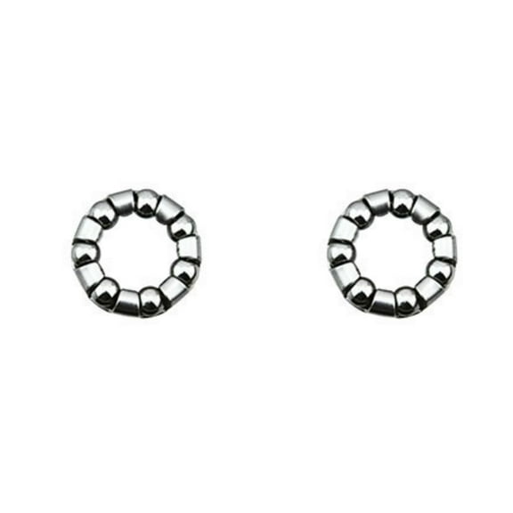 2 Front Hub Bearings 3/16" ball size x 7 balls. Works on 5/16" axle. Set of bearing. Pair of bearings. for bicycle wheels, lowrider bikes, beach cruiser, chopper, limos, stretch bicycles.