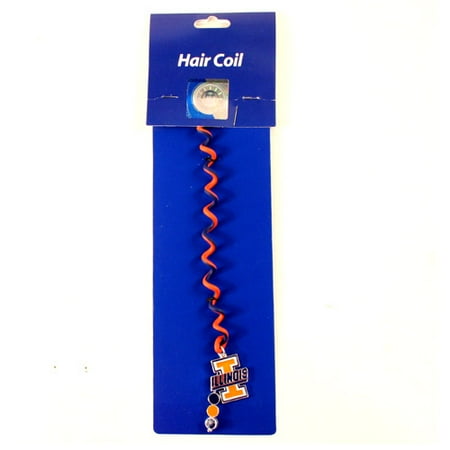 Illinois Fignting Illini Hair Coil
