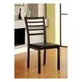 thumbnail image 2 of Transitional Side Chair, Knockdown, Black, Set Of 4, 2 of 5