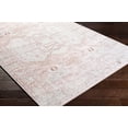 thumbnail image 3 of BoutiqueRugs Blush & Light Pink Collection Kendal Bohemian Oriental Medallion Area Rug - Traditional Floral Carpet for Living Room, Bedroom - Blush, Pale Pink, Cream - 5'3" Square, 3 of 9