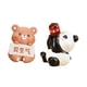 thumbnail image 2 of 2 piezas de estatua de animal, escultura creativa y bonita para decoración de escritorio de oficina, tablero de instrumentos de coche Oso, 2 of 9