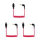 thumbnail image 1 of 3X Cable USB C A 3,5 mm para Wireless Go II, Cable de Audio Adaptador Macho TRS Macho en Ángulo Recto en Espiral, 1 of 3