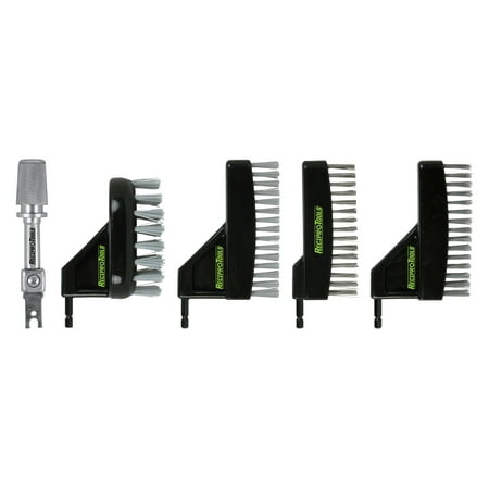 

Reciprotools RCT-5PC-BK 5 PC Stainless Steel/Nylon Scrub Brush Kit for Recipro