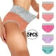 thumbnail image 1 of Karight 5 PC Underwear High Waisted for Women Briefs Full Coverage Comfy Panties Breathable Color Block Underpants, 1 of 9