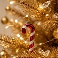 thumbnail image 5 of Tepsmf Christmas Hanging Ornaments Santa Snowman Candy Cane Tree Pendants Festive Decor for Indoor Xmas Party Holiday Scene Decoration, 5 of 5