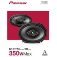thumbnail image 5 of Pioneer TS-801M Custom Fit 6x8" 80W RMS 4-Way Coaxial Speakers 4 Ohm, 5 of 5