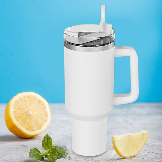 Taza de café de 40 onzas que mantiene las bebidas frías hasta 36 horas de gran capacidad antifugas para coche.