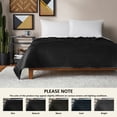 thumbnail image 5 of Mainstays Soft Velvet Quilt, Full/Queen, Rich Black, Soft & Cozy Bedding, 5 of 8