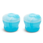 Munchkin Infant Powdered Formula Dispenser, Blue, 2 Pack, Unisex