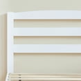 thumbnail image 3 of Subrtex 12" Solid Wood Platform Bed Frame with Headboard, White, Twin, 3 of 9