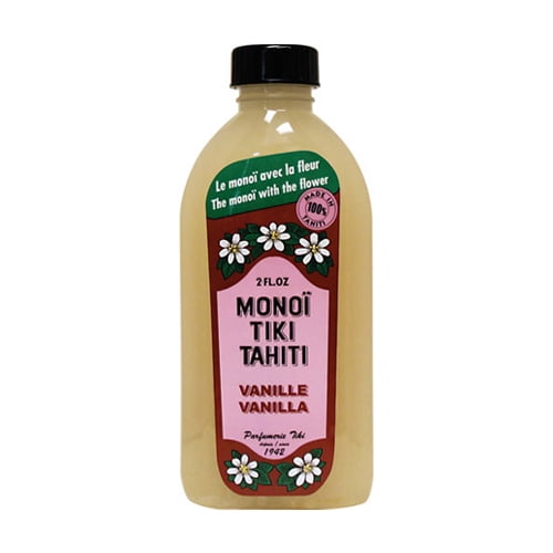Monoi Tiare Tahiti Coconut Oil, Vanilla Scented 2 Oz