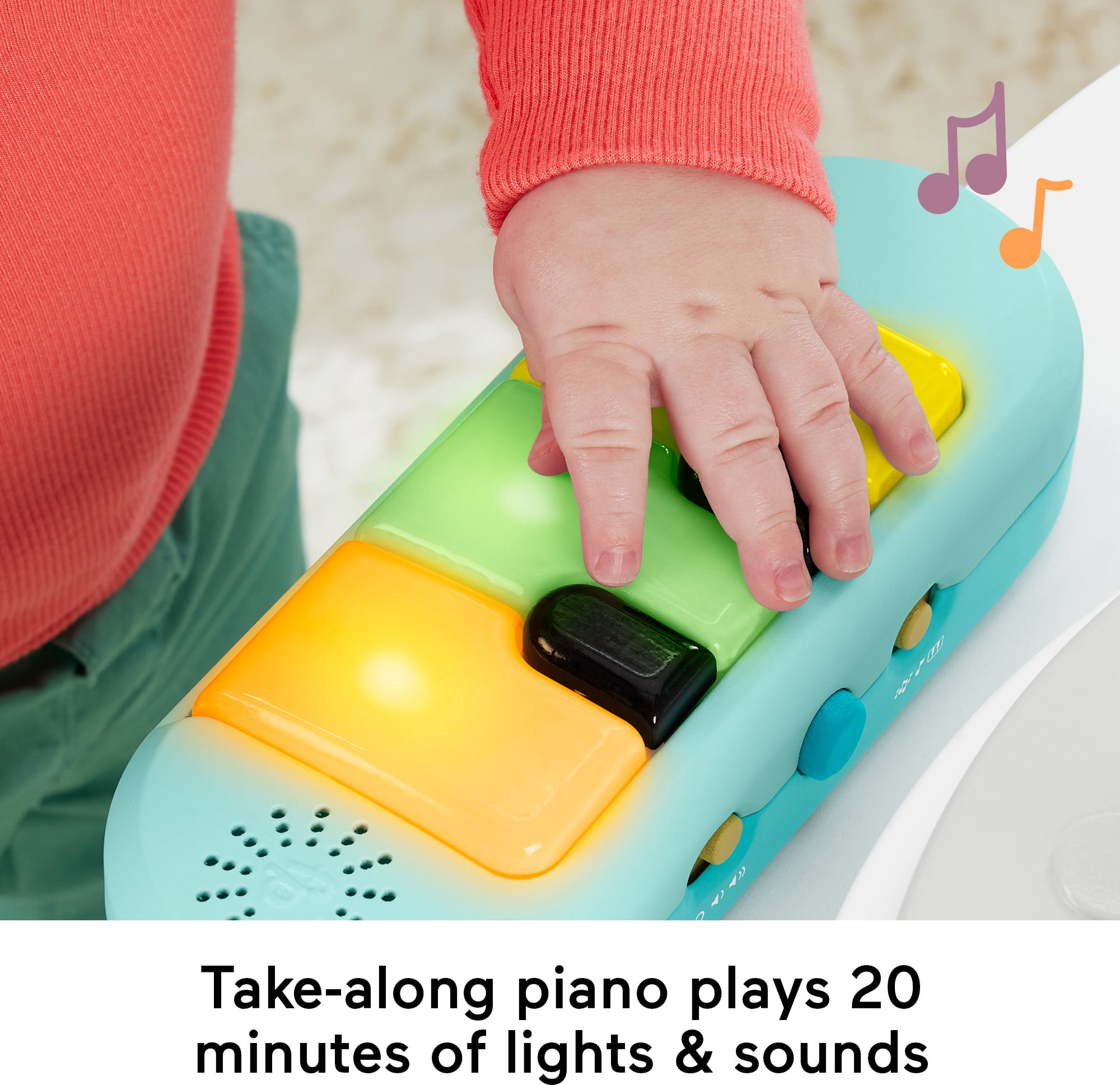 Fisher-Price 3-in-1 Hit Wonder Baby Activity Center & Toddler Play Table with Music & Lights