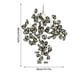 thumbnail image 3 of Adorno de pared verde artificial, adorno de pared con flores de plástico, decoración de pared verde artificial, arte de pared con plantas de hojas grandes, decoración fácil para el hogar,, 3 of 9