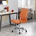 thumbnail image 4 of Modway Finesse Mid Back Office Chair in Orange, 4 of 4