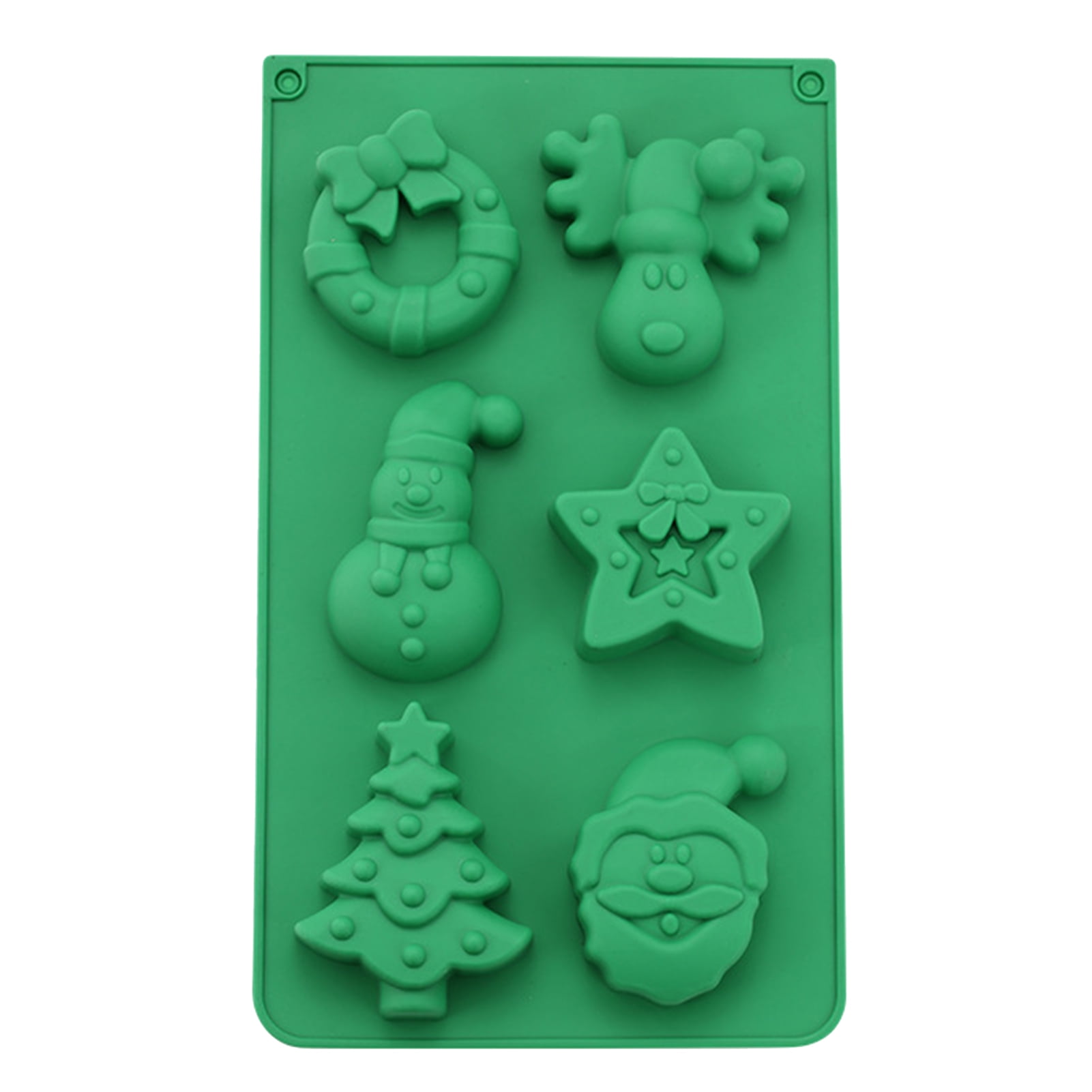 Luvan 6Pcs Christmas Silicone Molds, Large Christmas Chocolate Molds Baking  Mold for Mini Cakes, Jello, Candy and Candles,15 Christmas models Cake  Handmade Soap Candles with Shape of Christmas Tree - Yahoo Shopping