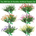 thumbnail image 3 of 24 paquetes de flores artificiales AGIRL para decoración exterior, 3 of 7
