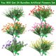 thumbnail image 3 of 24 paquetes de flores artificiales AGIRL para decoración exterior, 3 of 7