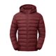 thumbnail image 1 of Chaqueta TBMPOY para hombre, ligera, acolchada, con capucha, color rojo vino, talla M, 1 of 7