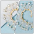 thumbnail image 3 of KAKOWELY Non-piercing Earring 1Pc Decorative Ear Clip Handmade Ear Pendant Non-piercing Earring (Golden)2.76"X3.15"X0.39", 3 of 5