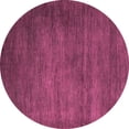thumbnail image 1 of Ahgly Company Indoor Round Abstract Purple Modern Area Rugs, 8' Round, 1 of 4