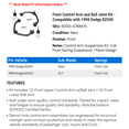 thumbnail image 2 of Front Control Arm and Ball Joint Kit - Compatible with 1998 Dodge B2500, 2 of 2