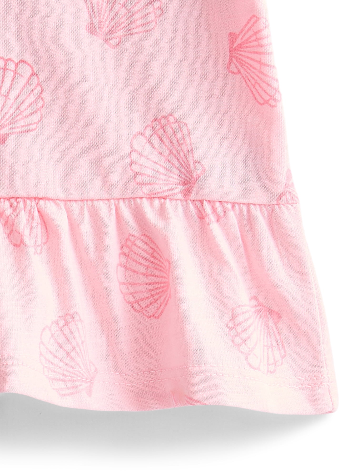 Wonder Nation Baby Girls Peplum Tee, Sizes 0M-24M