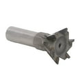 thumbnail image 2 of Dovetail Milling Cutter, Fast Drilling 6 Flute Universal Labor Saving Dovetail Cutter 60 Degree  For Metal, 2 of 8