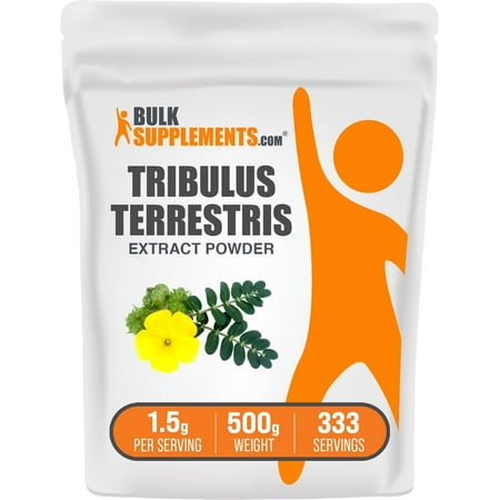 BulkSupplements Tribulus Terrestris Extract Powder - 1.5g per Serving - 500 Grams (1.1 lbs) - 333 Servings