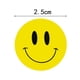 thumbnail image 3 of Pegatinas de círculos con puntos de cara feliz CHAO 3 rollos 1500 unidades color amarillo, 3 of 4
