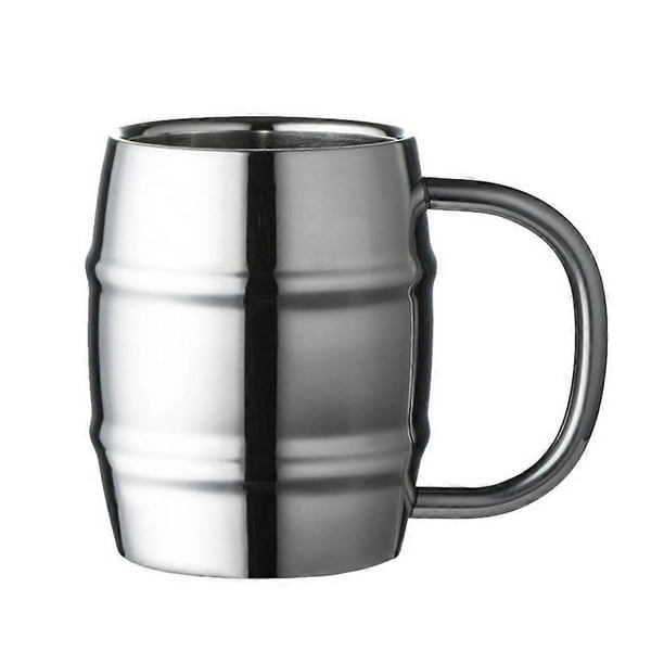 Double Layer Insulated Cup Stainless Steel Tumbler Reusable Coffee Cup Picnics 1Pcs
