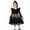 F95-Black, variant on FYDUU Christmas Dresses for Girls Long Sleeve Party Dress Sequin Starry Princess Tulle Dress Formal Party Gown for Holiday Celebrations