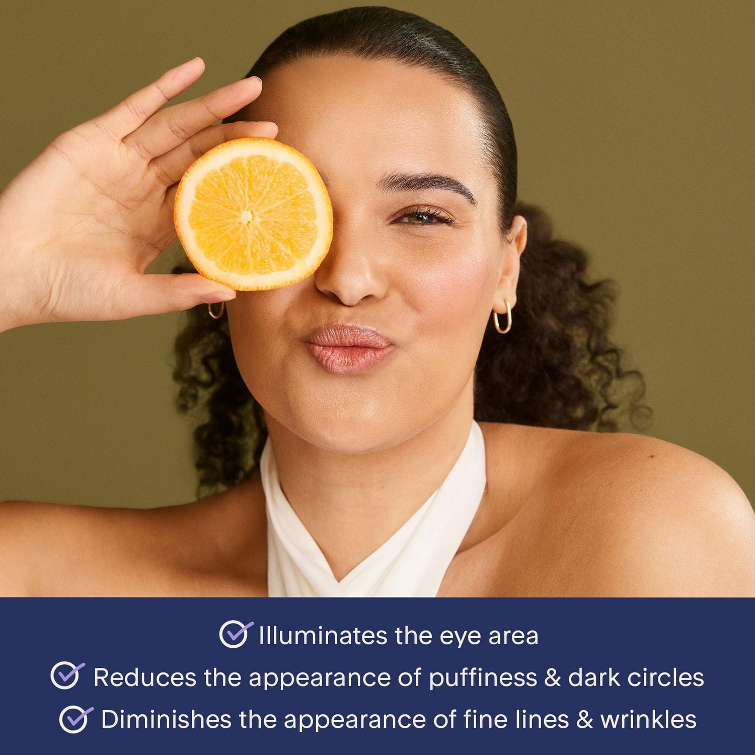 Marcelle Crème contour des yeux éclaircissant et lissant vitamine C + peptide Éclaircissante et lissante, 15 mL