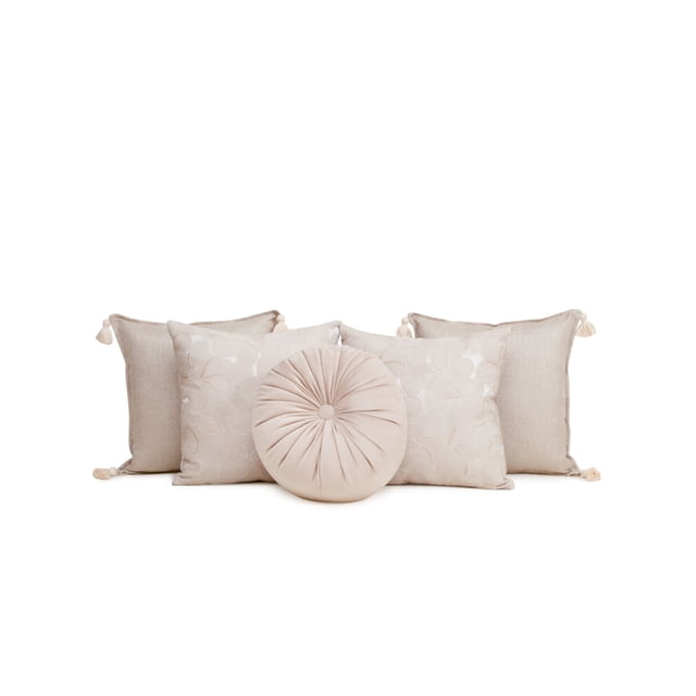 Set de Cojines Decorativos Antonela Set Beige 3